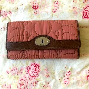 Fossil Key-per Quilted nylon Wallet OS